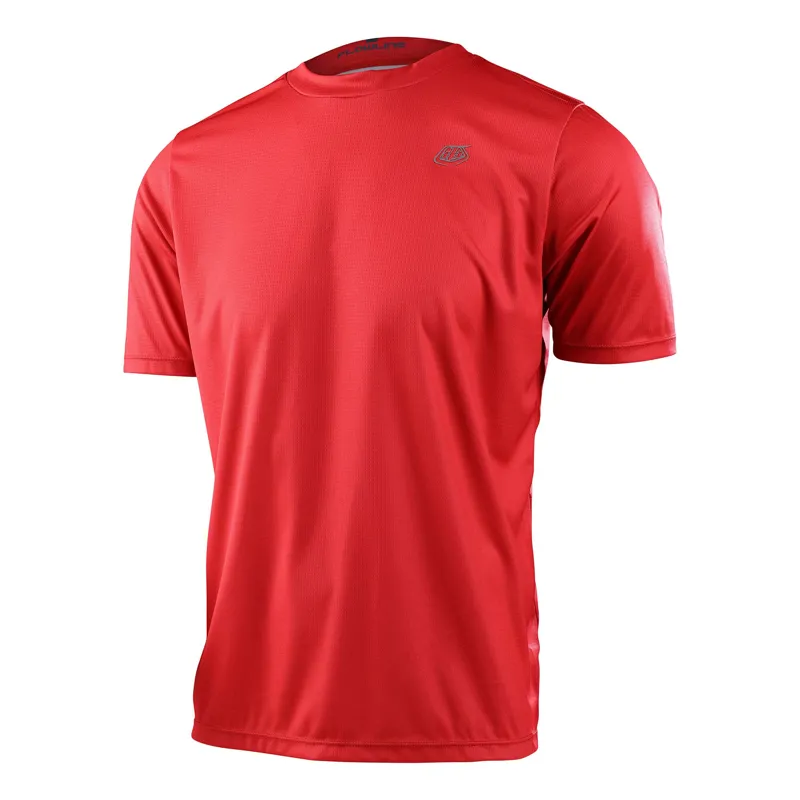 Troy Lee Designs Flowline Short Sleeve Solid Jersey in Baked Apple